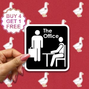 The Office Show Gift Sticker, Quote Stickers, Michael The Office, Funny Sarcasme Quote, Inspirerende Laptop Stickers, Esthetische Sticker Set