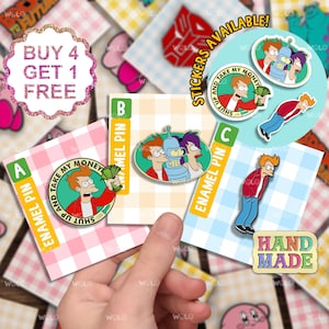 Set de regalo de pines esmaltados de Planet Express Space, regalo para amantes de los dibujos animados, pines divertidos, pines esmaltados kawaii, pines esmaltados para jeans, lindos pines para bolsos, juego de pines de solapa