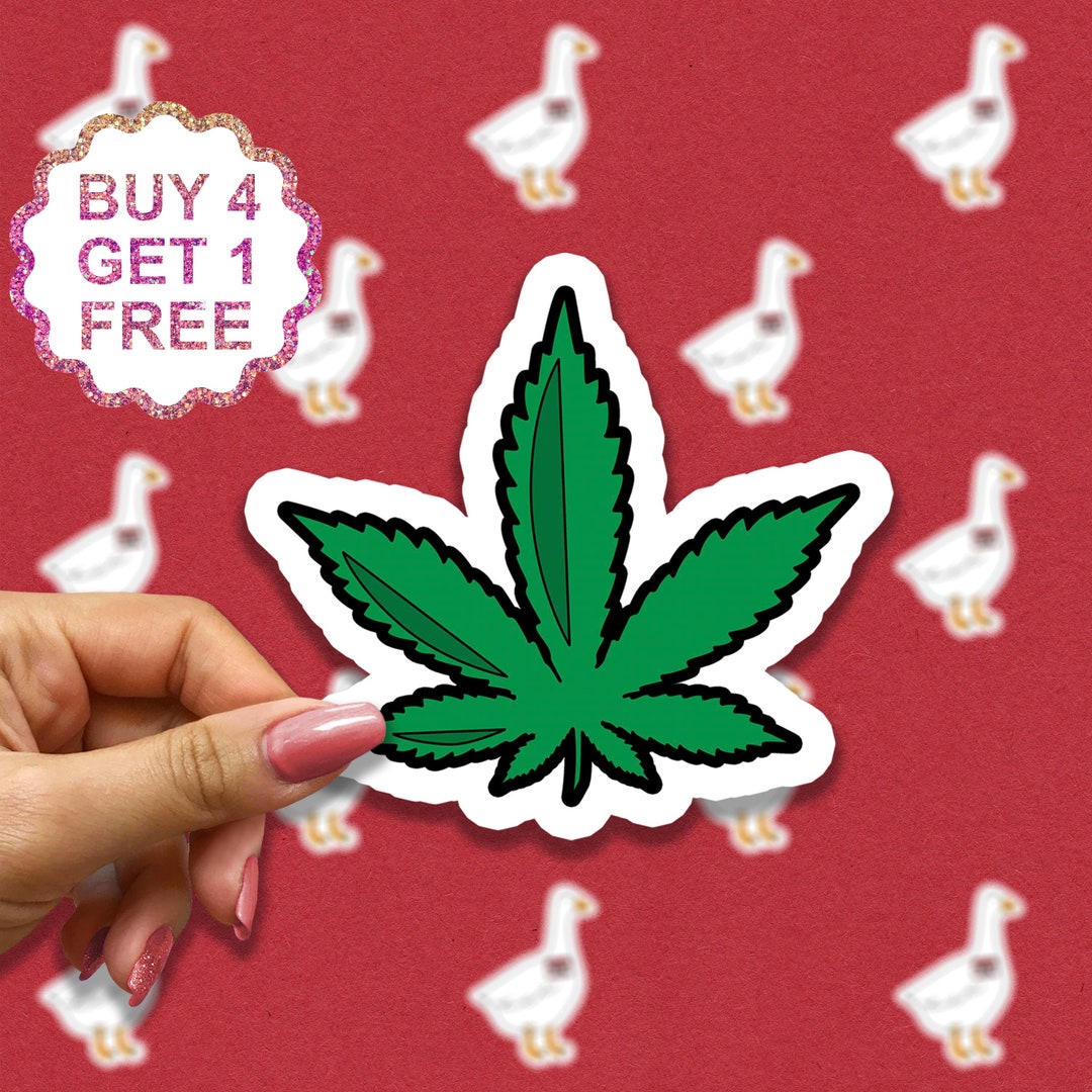 Hempflower Sticker Weed Stickers Flower Stickers Wild Flower Stickers Weed Gifts Sticker ...