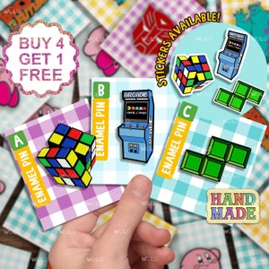 Game Over Gaming Enamel Pins Gift Set Gaming Gift For Him Funny Enamel Pin Cute Pins Set Jeans Enamel Pins Cute Bag Pins Kawaii Pin Set