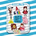 Gravity Falls Waddles Animation Pins Mystery Enamel Pins Cute Enamel Pins Set Cartoon Lovers Gifts Funny Cartoon Pin Backpack Pin Set