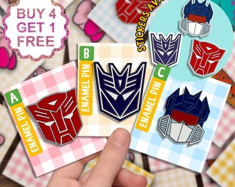 Decepticons Mecha Anime Enamel Pin Gift Set Cartoon Fan Gift Enamel Pin Funny Cute Pin For Her Enamel Pins For Jeans Enamel Pin Set Cute