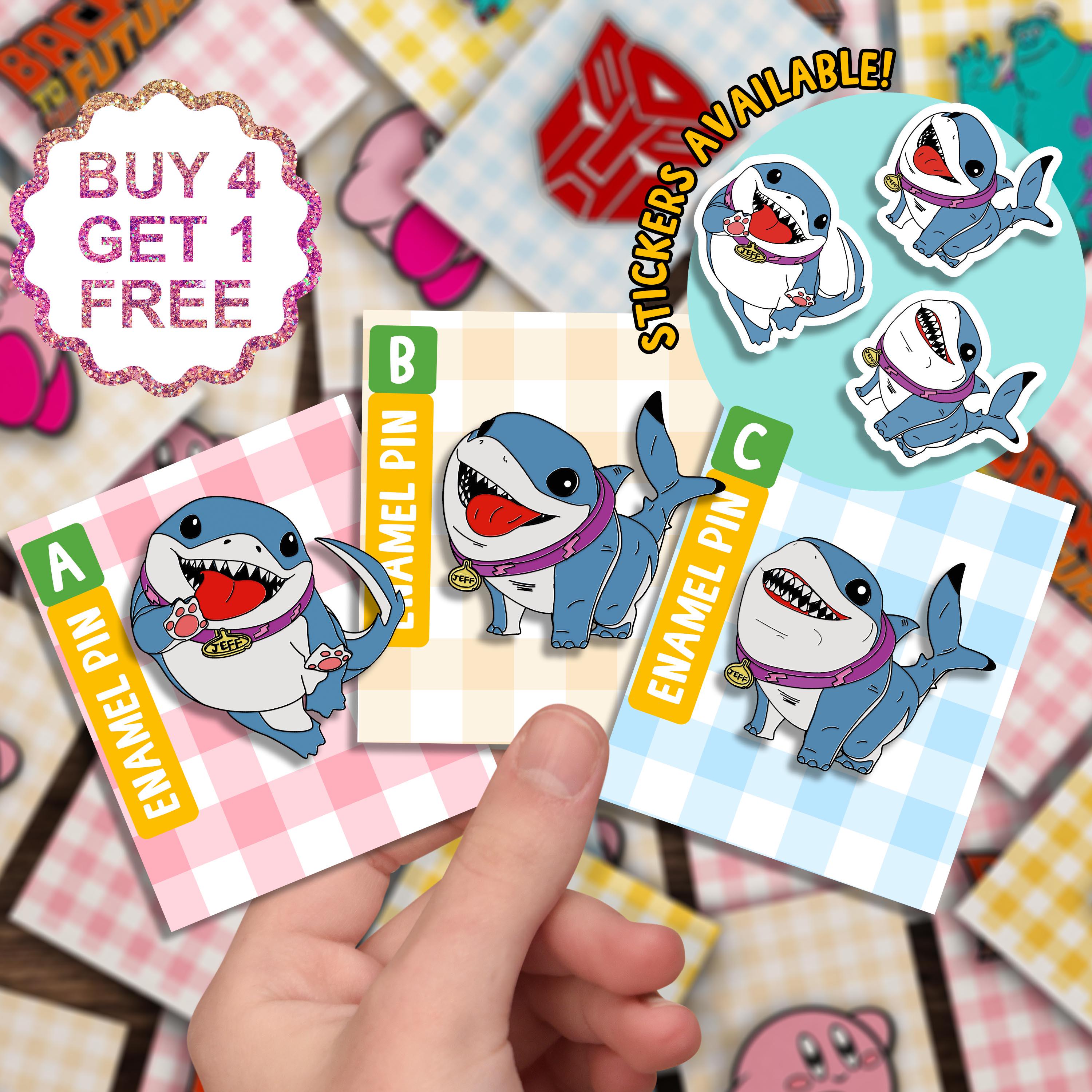 Shark Pin Set