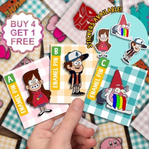 Mabel Pines Fantasy Emaille Pins Geschenk Set Animation Geschenk Lustige Anime Pins Rucksack Pins Niedlicher Jeans Emaille Pin Lustiger Tier Pin