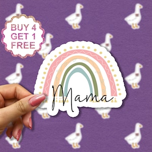Mama Rainbow Sticker, Moederdagcadeaus, Mama Stickers, Mom Life Sticker, Mom Stickers Laptop Decals, Mom Water Bottle Stickers