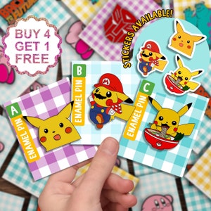 Zestaw upominkowy Super Mario Monster Enamel Pin Anime Meme Gift Kawaii Backpack Pin Enamel Pin Bag Cute Cartoon Animal Pin Kawaii Pins Set