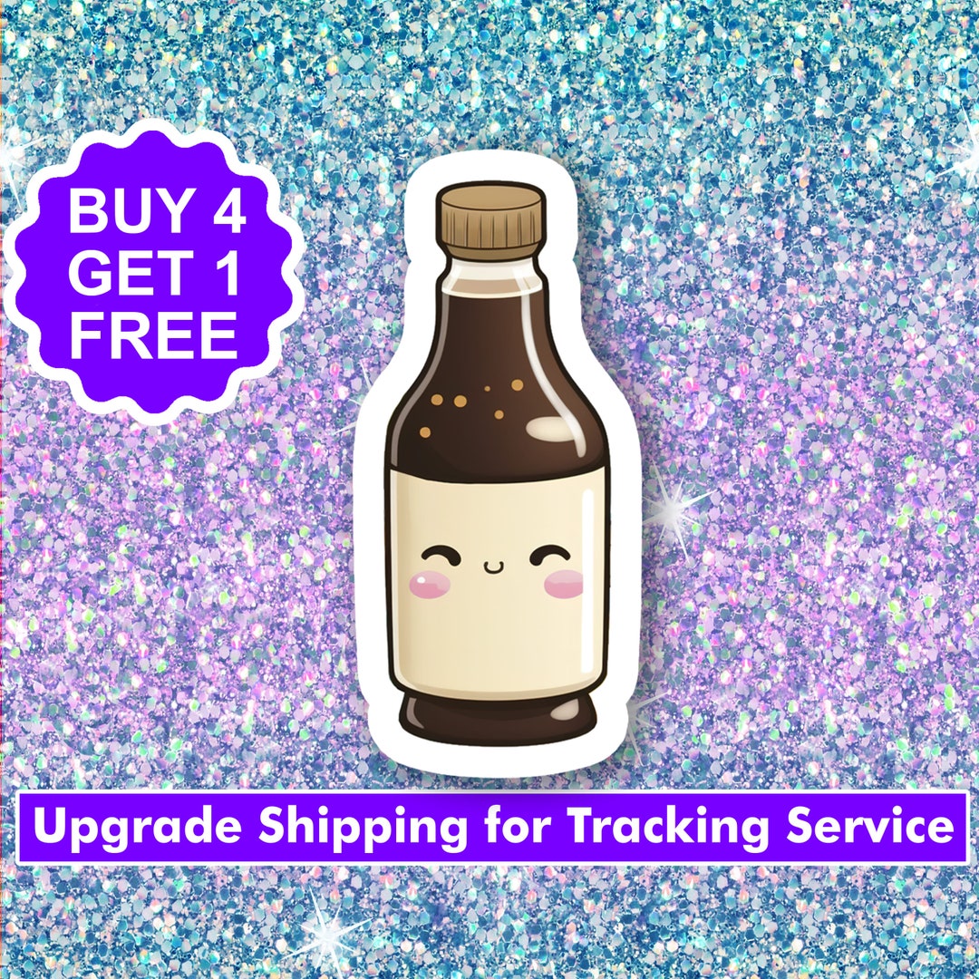 Soy Sauce Emoji Computer Stickers Food Water Bottle Sticker Etsy