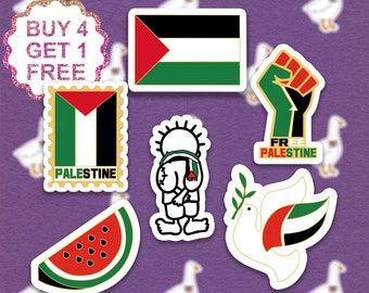 Palestine Flag Flags Stickers Save Gaza Palestine Free Palestine Protest Laptop Sticker Bundle Aesthetic Sticker Pack Tumbler Stickers