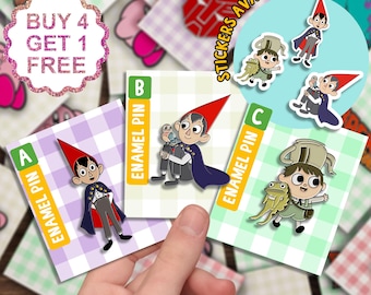 Otgw Anime Emaille Pin Geschenk Set Anime Liebhaber Geschenk Niedliche Lustige Pins Emaille Pin Set Niedliche Stifte für Jeans Anime Anstecknadeln Kawaii Pin Set