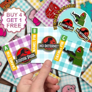 Juego de pines esmaltados con el meme de Kermit Jurassic Park, regalo para amantes de los dinosaurios, divertido pin de solapa, pin esmaltado, lindo juego de pines para mochila, lindos pines de anime