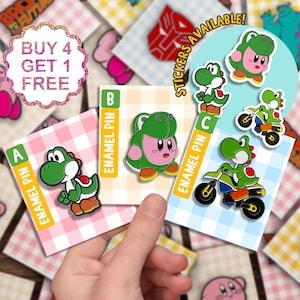 スーパーマリオ ヨッシー ビデオゲーム エナメルピン ギフトセット かわいいカービーギフト かわいいアニメピン かわいいエナメルピンセット バックパックピンセット アニメラペルピン