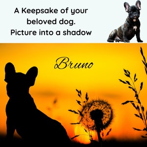 Personalisiertes Haustier Geschenk vom Foto, einzigartige Hundekunst | Erinnerungen
