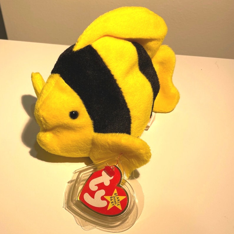 Bubbles the Fish RARE Valuable Authentic Retired Beanie Babies