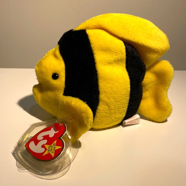 Bubbles the Fish RARE Valuable Authentic Retired Beanie Babies