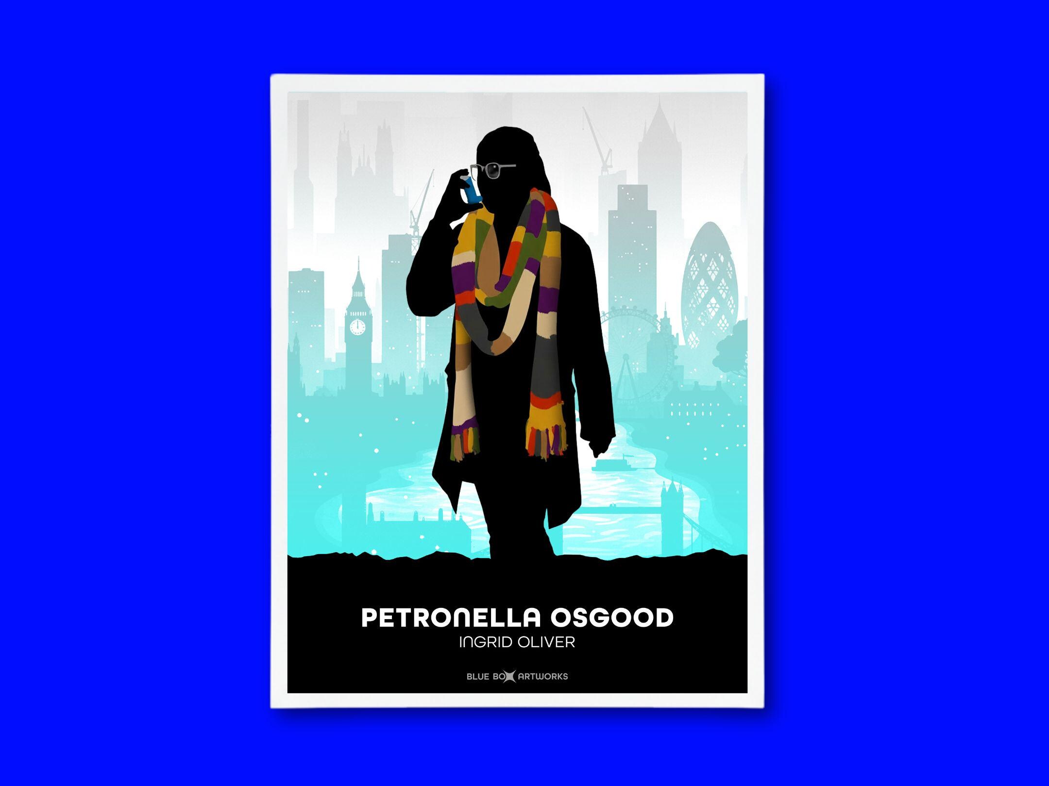 Doctor Who Art Print - Osgood - A4 A3 A2 Sci-fi Wall Art, Ingrid Oliver ...