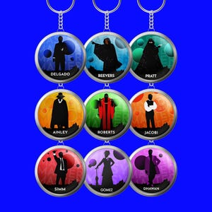 Doctor Who-sleutelhangercollectie – Dr Who-fancadeau voor elke Master & Missy | Whovian-sleutelhanger | Ultiem verzamelitem, Kerstmis, verjaardag