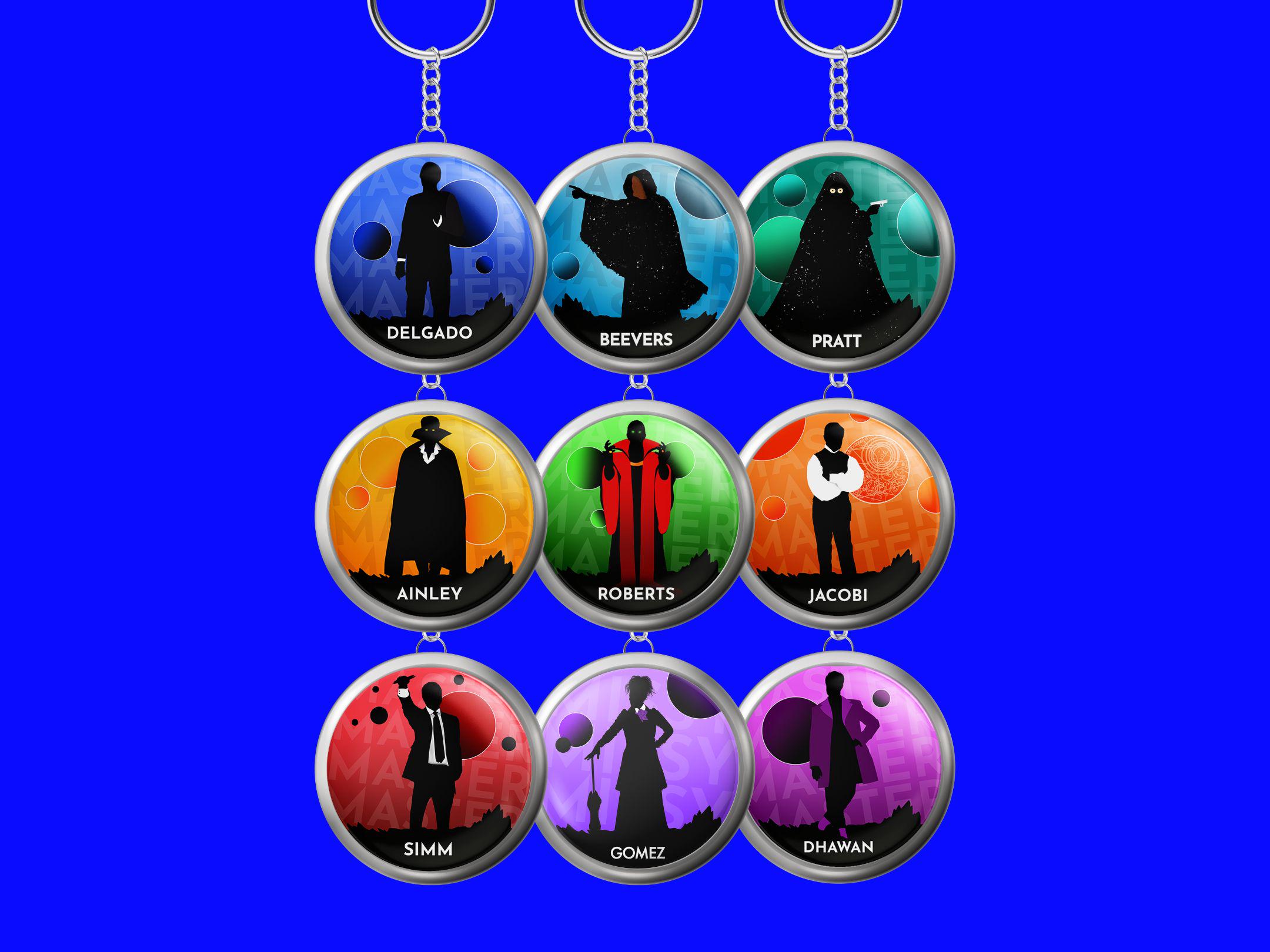 Doctor Who Keyring Collection – Every Master & Missy, Dr Who Fan