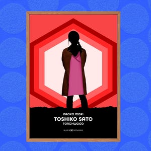 Torchwood Art Print – Toshiko Sato, A5 A4 A3 A2, Sci-Fi Wall Art, Whovian Gift Poster Doctor Who | Birthday, Christmas, Naoko Mori