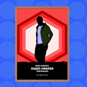 Torchwood Art Print – Owen Harper, A5 A4 A3 A2, Sci-Fi Wall Art, Whovian Gift Poster Doctor Who | Birthday, Christmas | Burn Gorman