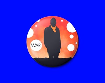 Doctor Who Pin Badge – War Doctor John Hurt | Dr Who Fan Gift | Whovian Pin Button 38mm | Collectible, Birthday, Christmas, Gallifrey