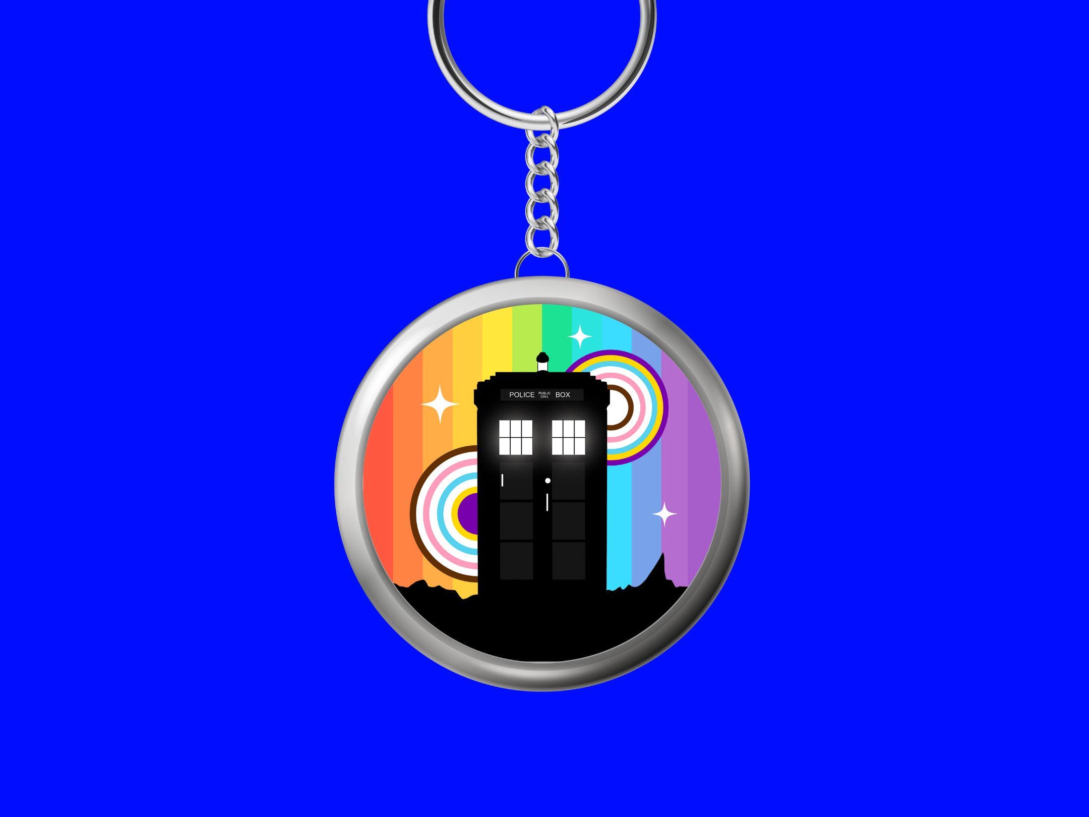 ドクター・フー キーホルダー – プライド・ターディス、ドクター・フー