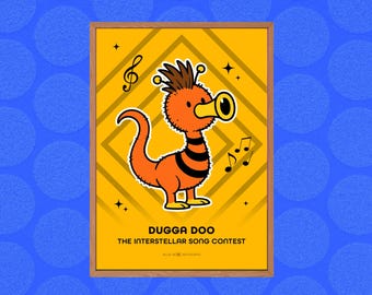 Doctor Who Art Print – Dugga Doo, A5 A4 A3 A2, Funny Wall Art, Whovian Gift Poster Doctor Who, Dr Who | Birthday, Christmas