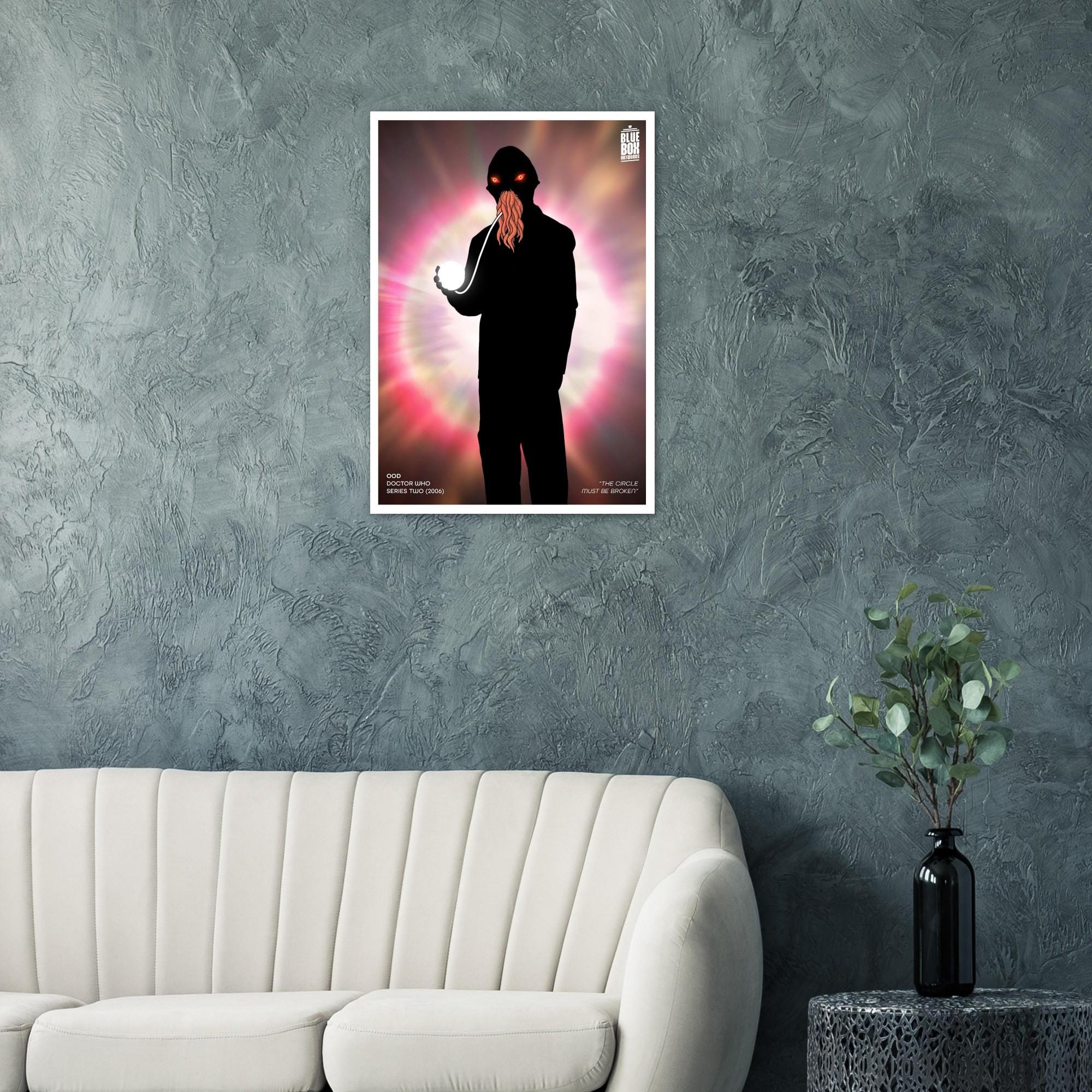 Doctor Who Art Print - Ood - A4 A3 A2, Sci-fi Wall Art Poster, Tenth Dr ...