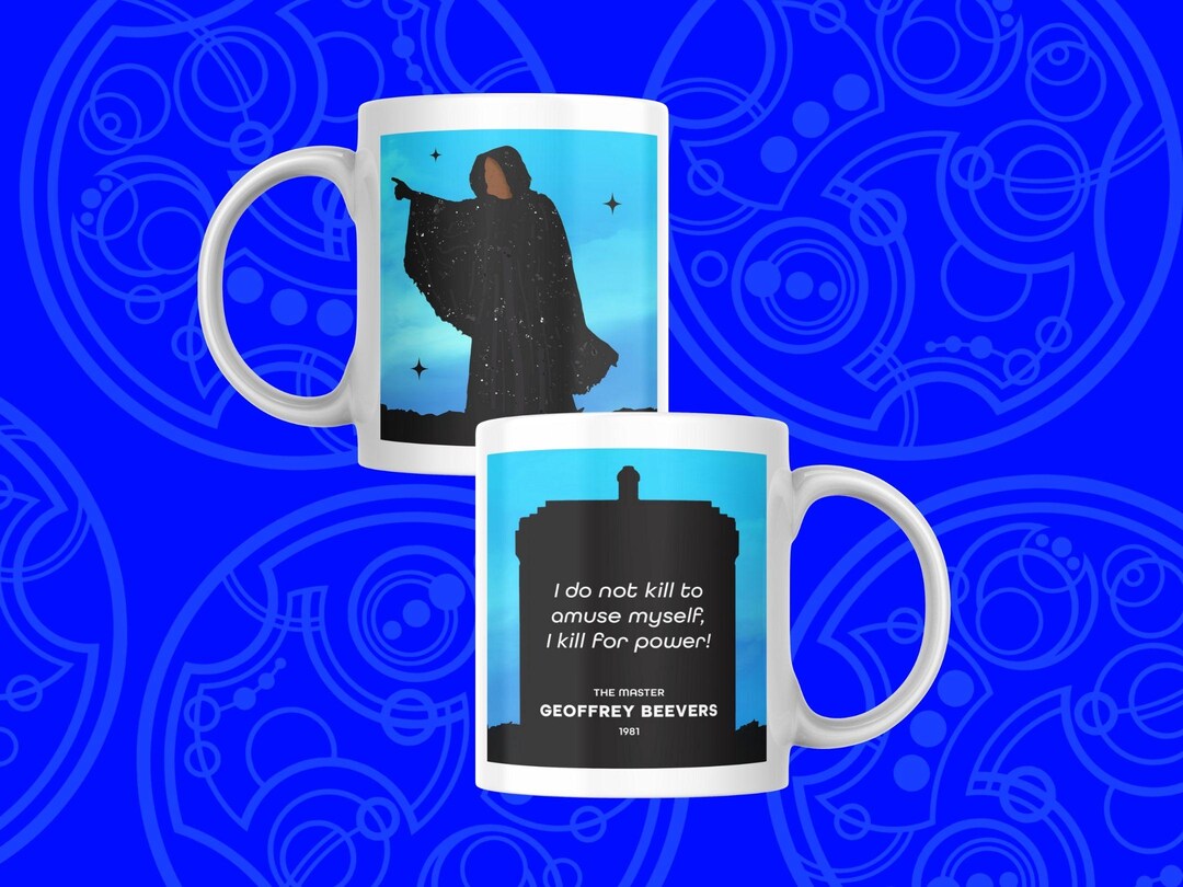 Geoffrey Beevers Master Mug | Doctor Who Quote Mug | 11oz Ceramic ...