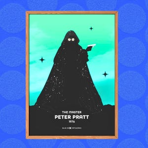 Doctor Who Art Print – The Master Peter Pratt, A5 A4 A3 A2, Sci-Fi Wall Art, Whovian Gift Poster Doctor Who, Dr Who | Birthday, Christmas