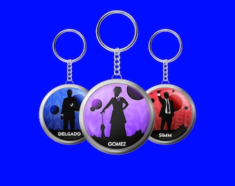 Llavero de Doctor Who – The Masters, regalo para fans de Dr Who / Llavero Whovian para bolso / Every Master & Missy, etiqueta coleccionable para bolso