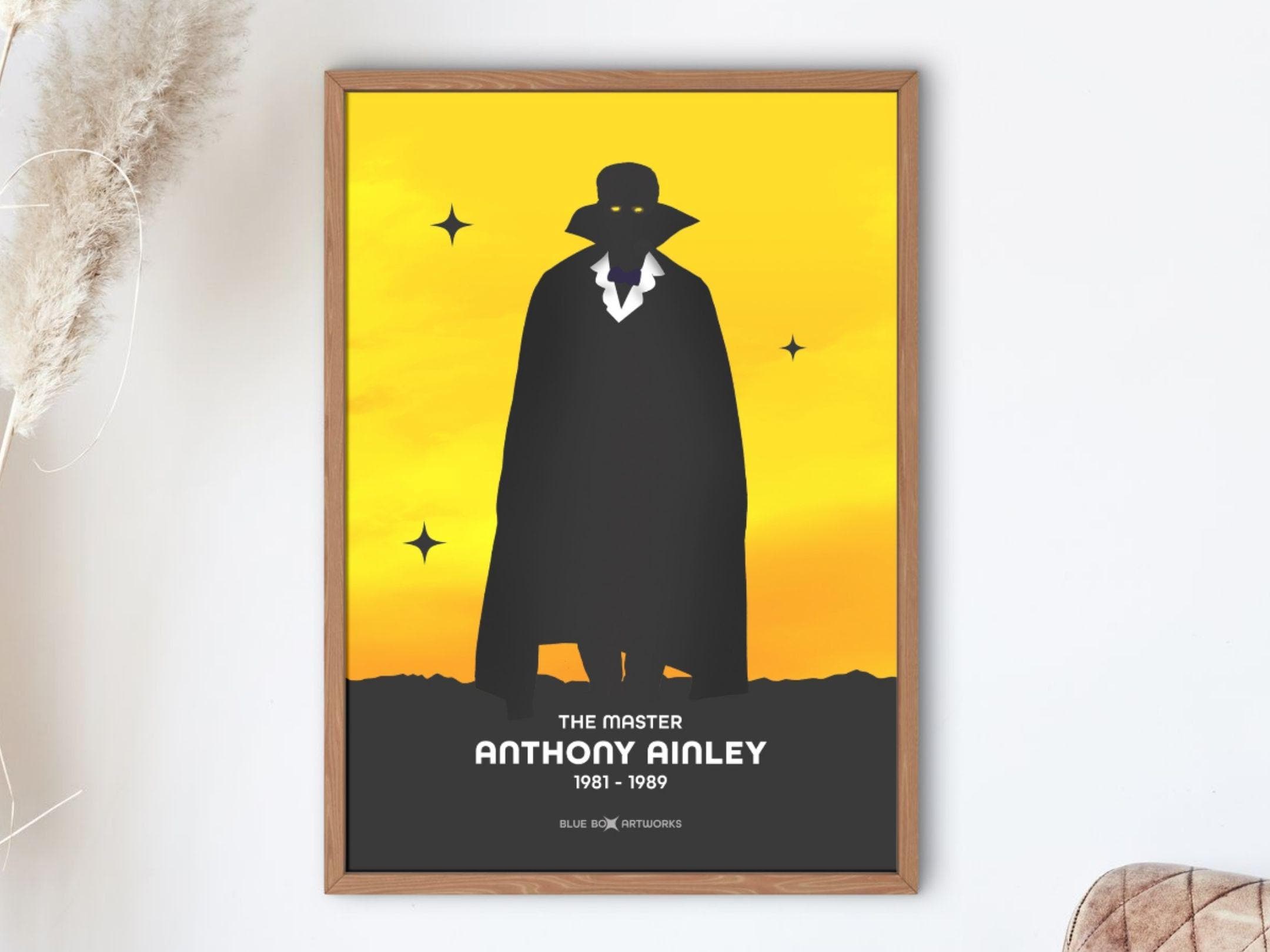 Doctor Who Art Print – the Master Anthony Ainley, A5 A4 A3 A2, Sci-fi ...