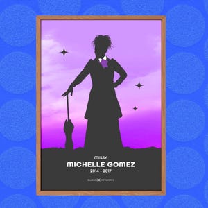 Impression d&#39;art Doctor Who – Missy, A5 A4 A3 A2, art mural science-fiction, poster cadeau Whovian Doctor Who, Dr Who | anniversaire, Noël | Michelle Gomez