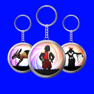 Brelok do kluczy Doctor Who – Sezon 1 (2024), prezent dla fanów Dr Who | Brelok do kluczy z motywem Who | Ruby Sunday, Maestro, TARDIS, Sutekh, Ncuti Gatwa