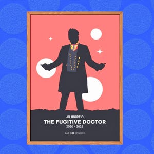 Doctor Who Art Print – Fugitive Doctor, A5 A4 A3 A2, Sci-Fi Wall Art, Whovian Gift Poster Doctor Who, Dr Who | Birthday, Christmas Jo Martin