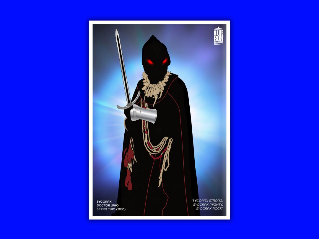 Doctor Who Art Print - Sycorax - A4 A3 A2, Sci-fi Wall Art Poster ...