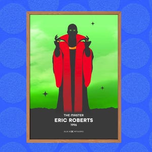 Doctor Who Art Print – The Master Eric Roberts, A5 A4 A3 A2, Sci-Fi Wall Art, Whovian Gift Poster Doctor Who, Dr Who | Birthday, Christmas
