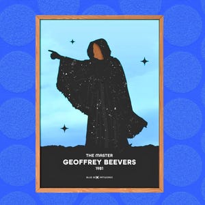 Doctor Who Art Print – The Master Geoffrey Beevers, A5 A4 A3 A2, Wall Art, Whovian Gift Poster Doctor Who, Dr Who | Birthday, Christmas