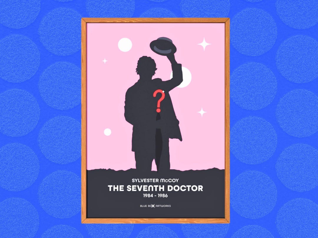 Doctor Who Art Print – 7th Doctor, A5 A4 A3 A2, Sci-fi Wall Art ...