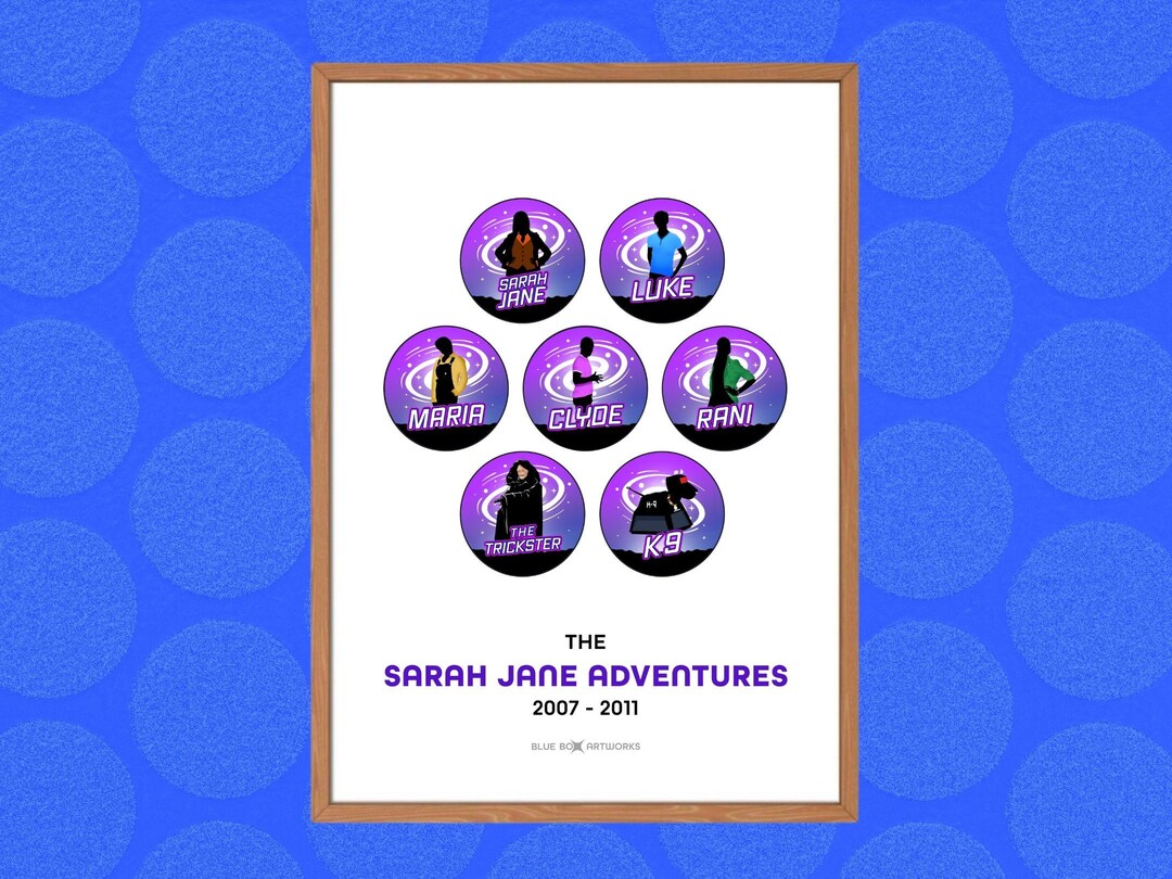 A2 Rani Sarah Jane Adventures Art Print – A5 A4 A3 A2, Sci-fi Wall Art, Whovian ...