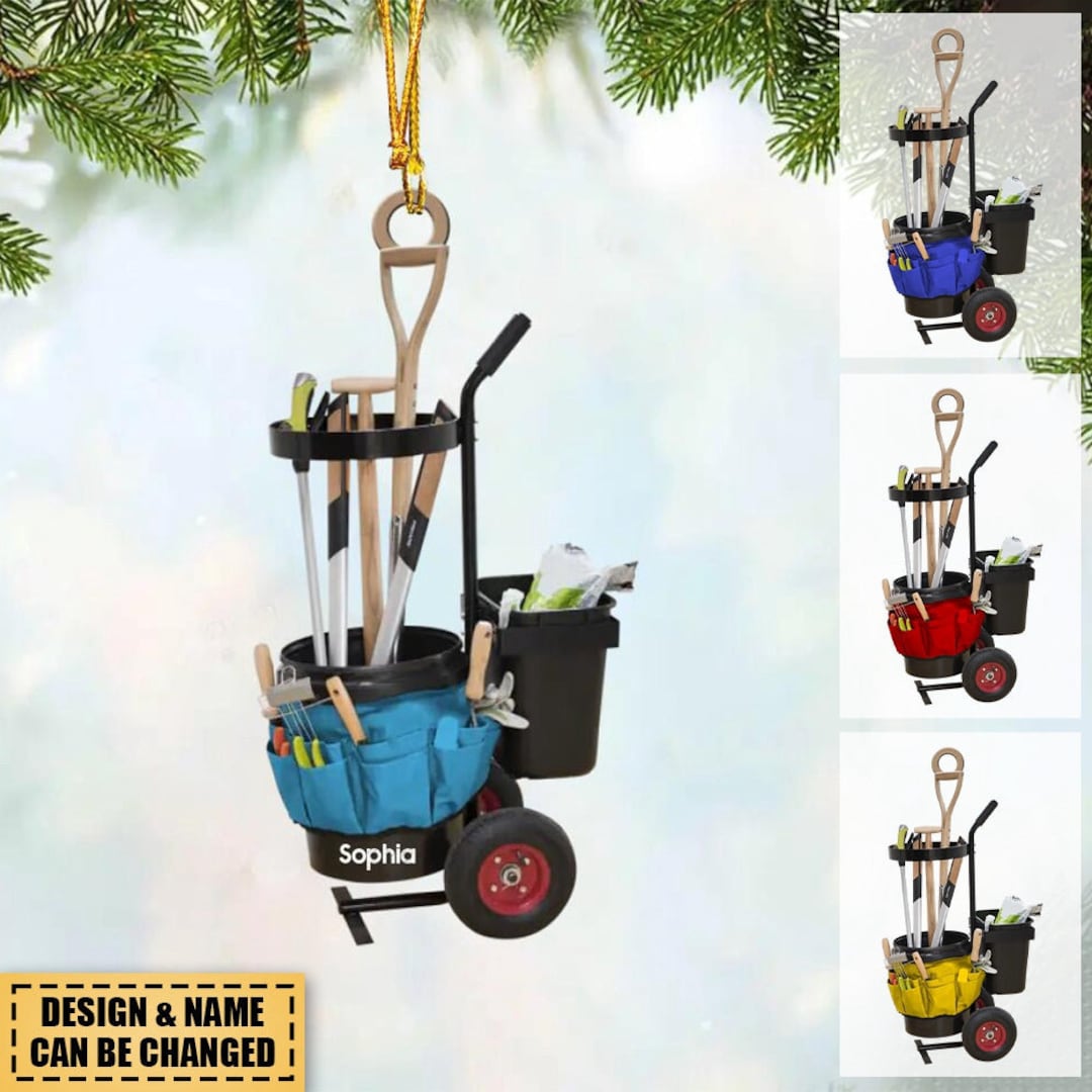 Lawn Mower Christmas Tree Ornament 