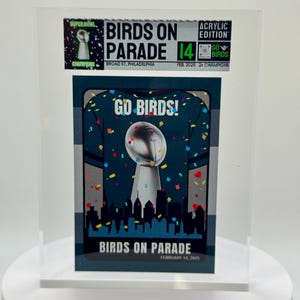 Eagles 2025 Super Bowl Championship Parade Art Collectible Limited Edition Print on Acrylic