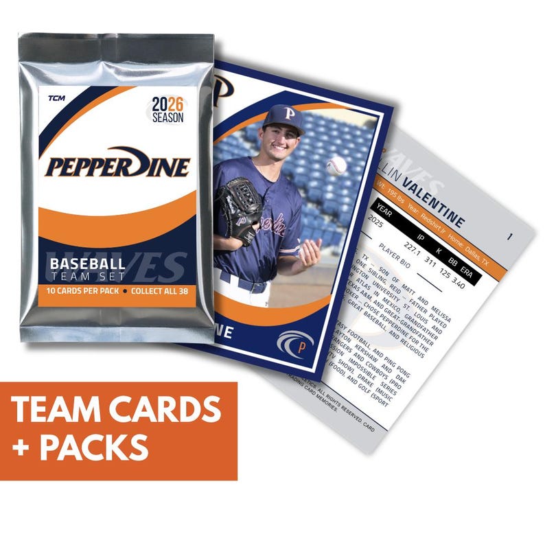 Custom Team Trading Cards With Packs – Baseball, Sports Teams, Custom ...