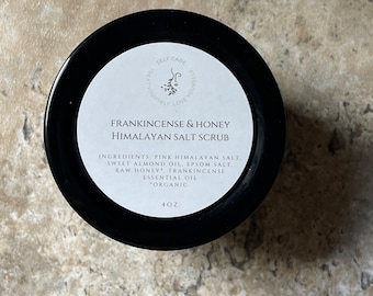 Frankincense & Honey Himalayan Salt Scrub