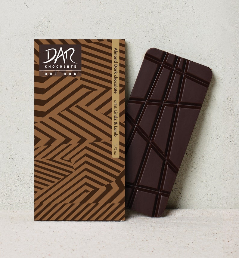 Organic Dark Chocolate Bar Gift Box for Art Lovers Best Chocolate Gift Box for Friend Organic