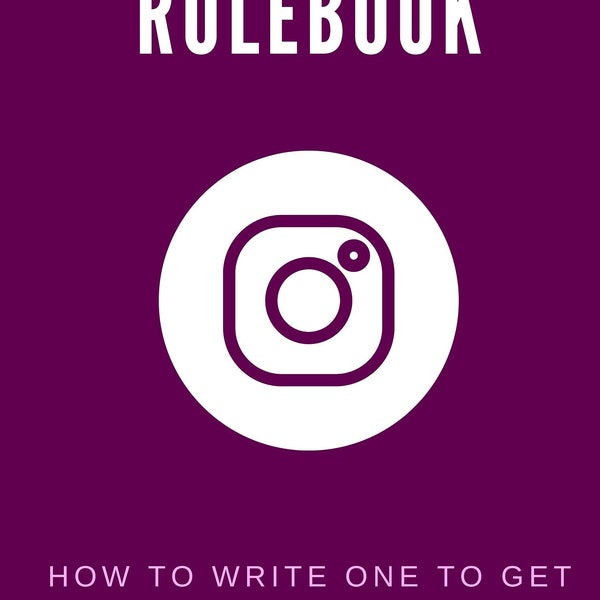 Instagram Bio Rulebook eBook - How to Write One to Get More Followers | PDF ePUB Digital Instant Download