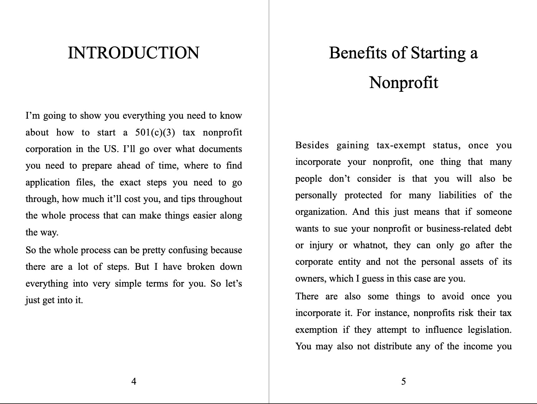 How to Start a 501c3 Nonprofit Organization Ebook - Setting up a ...