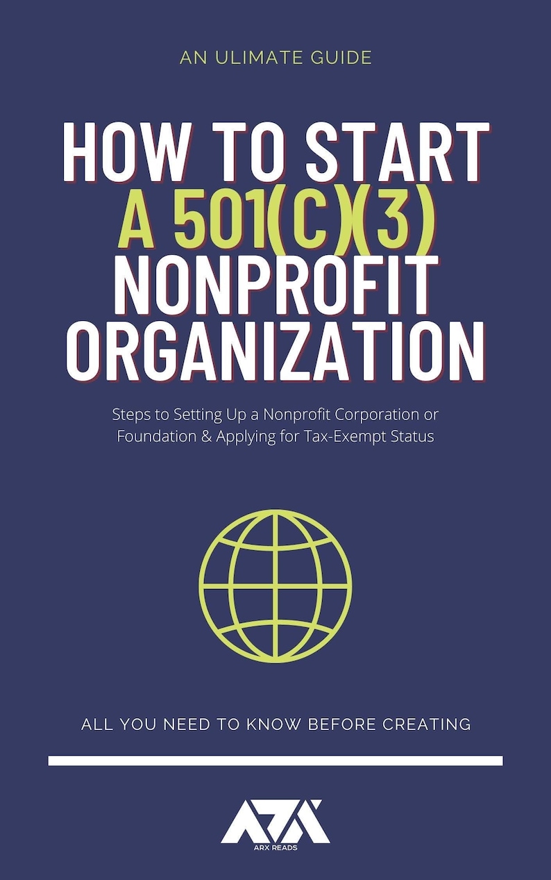 How to Start a 501c3 Nonprofit Organization Ebook Setting up a