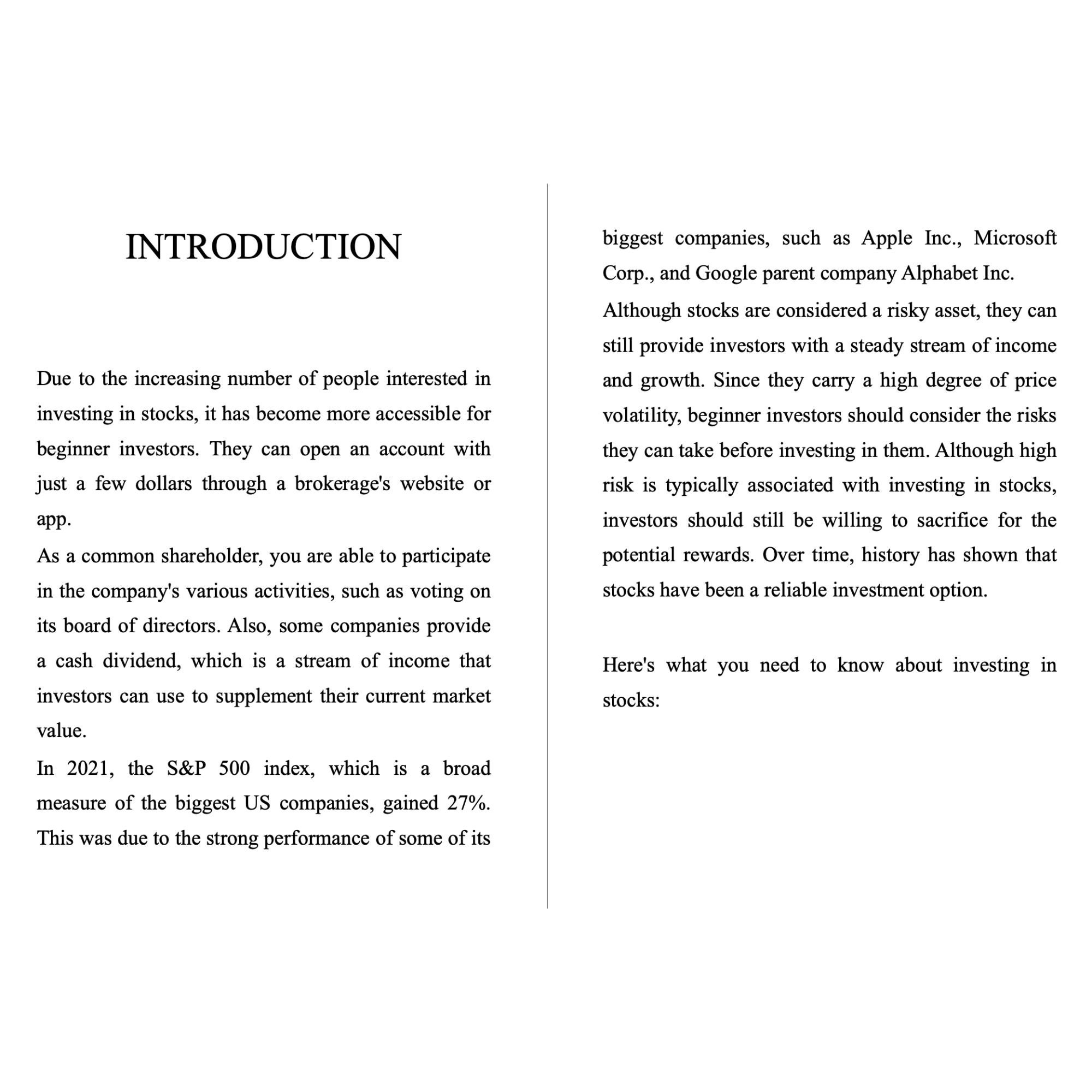 Stock Market Investing Beginners Guide, Basics of How to Start 