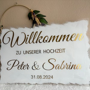 Welcome sign wedding/birthday/welcome sign