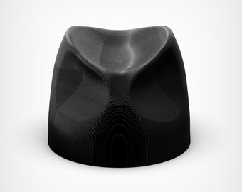 Estilo de bloco de chapéu - Fedora - Cowboy - Forma - Tamanho 54 a 64 - Chapelaria - Coroa - Fabricação de chapéus - Molde para chapéu - - Personalizado - Chapéu - S61